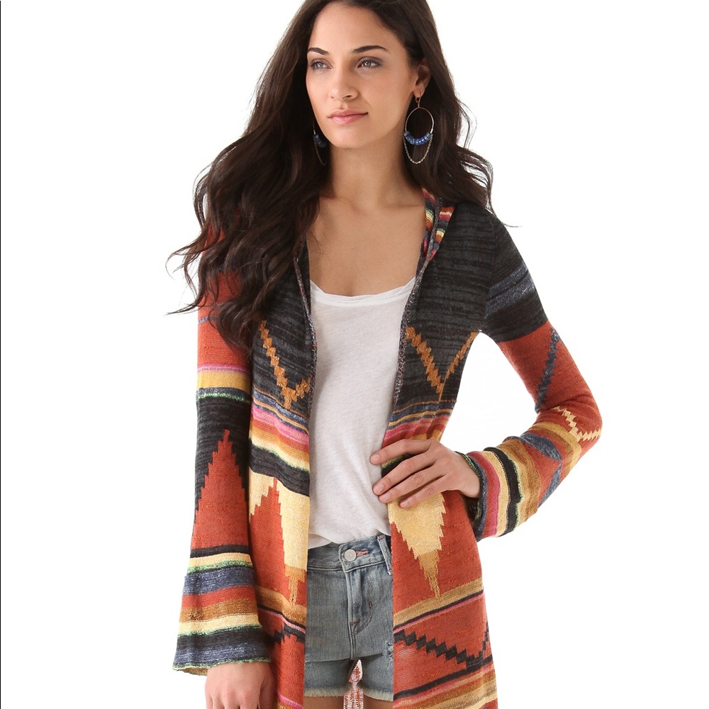 Free People Aztec Printed Sweater